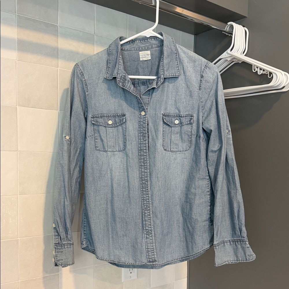 J. Crew Blue Button Down Shirt